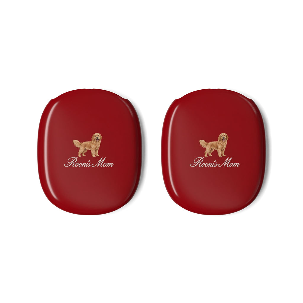 PERSONALIZED RED GOLDEN RETRIEVER DOG MOM CUSTOM NAME AIRPODS MAX CASE COVERS