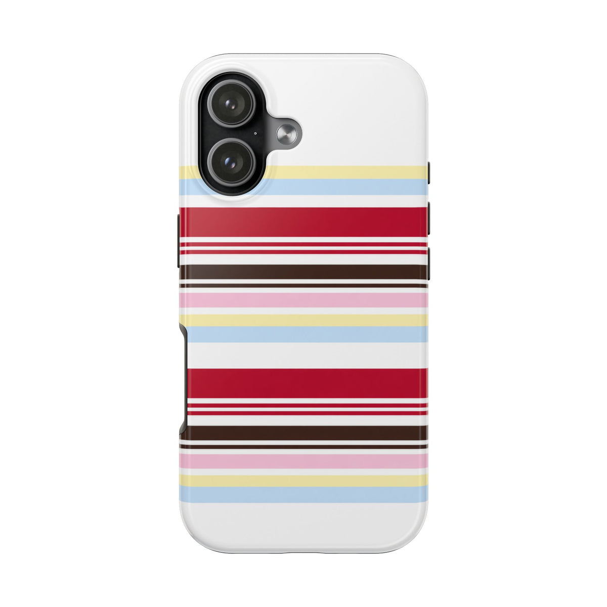 CHERRY SUNDAE STRIPES PHONE CASE