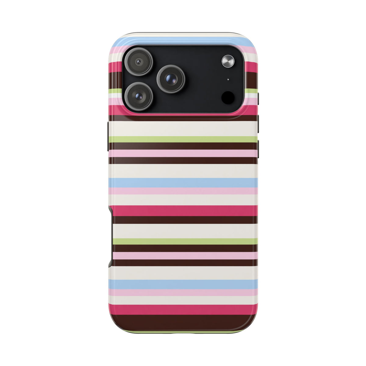 SUGAR & SPICE STRIPES PHONE CASE