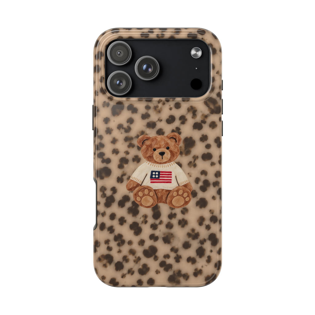 TORTOISE AMERICANA TEDDY PHONE CASE