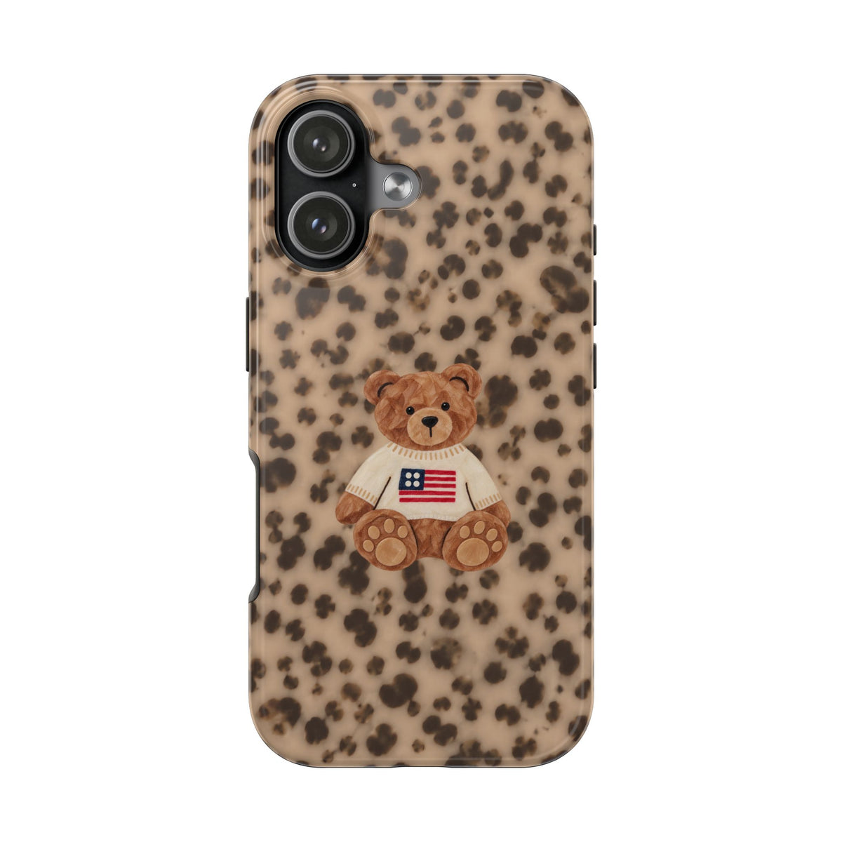 TORTOISE AMERICANA TEDDY PHONE CASE