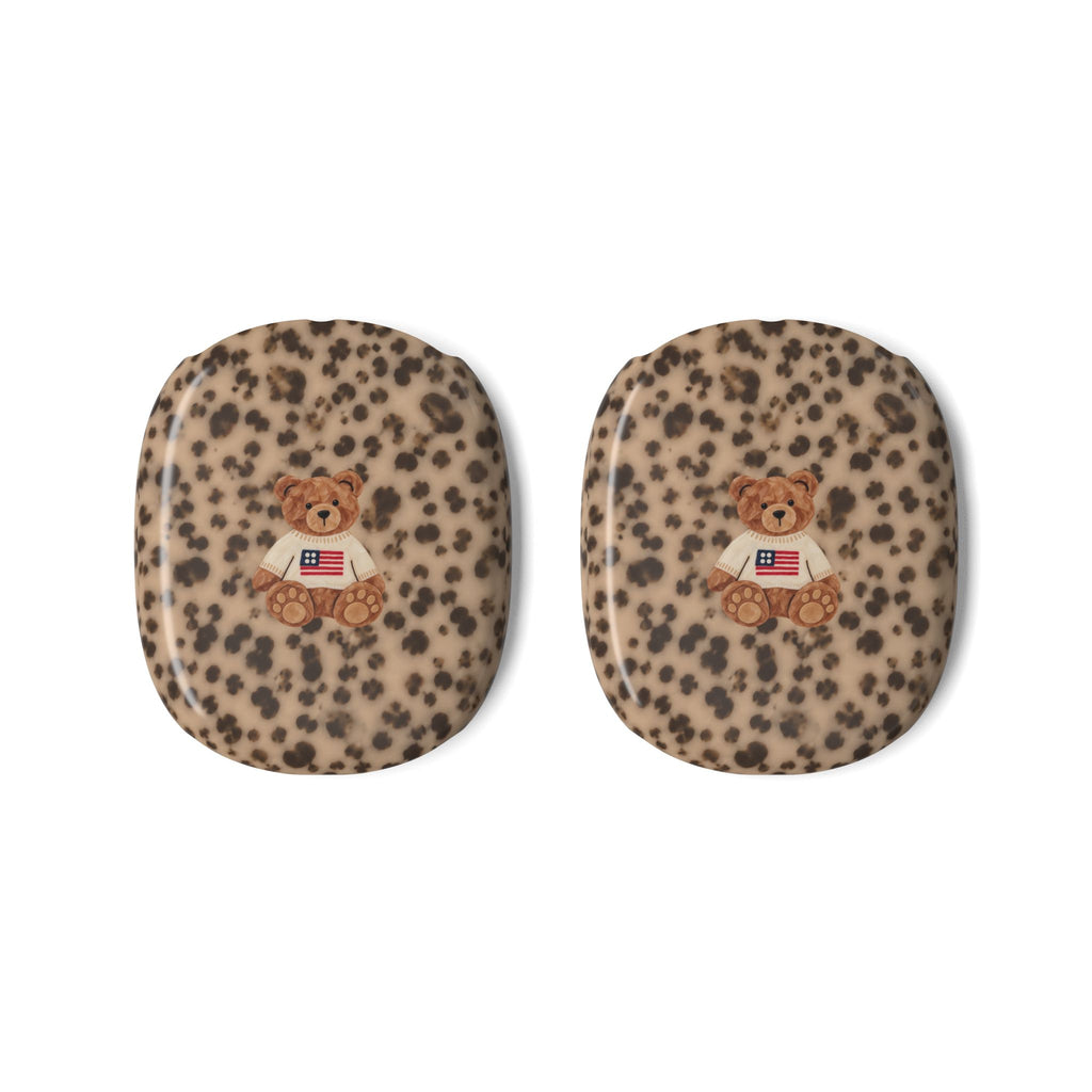 TORTOISE AMERICANA TEDDY BEAR AIRPODS MAX CASE COVERS