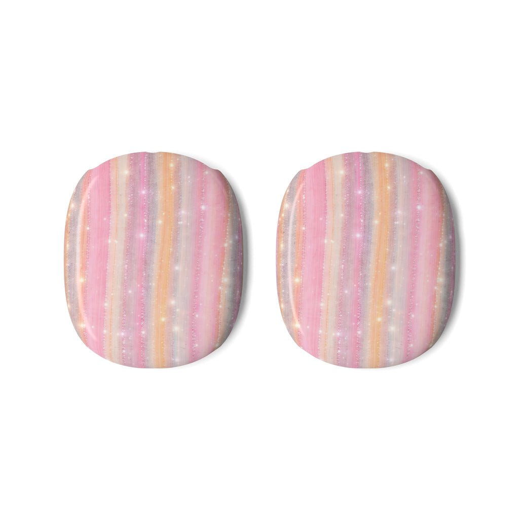 PINK FAIRY DUST STRIPES AIRPODS MAX CASE COVERS