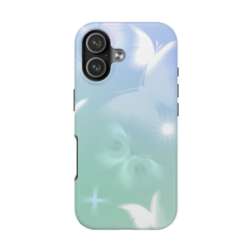 MINT MIRAGE FLUTTER PHONE CASE
