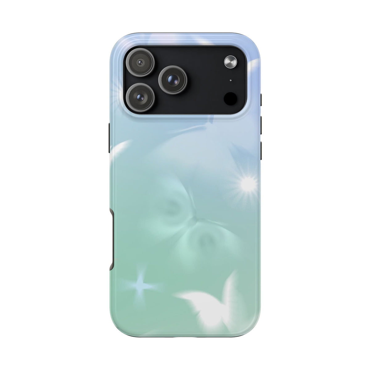 MINT MIRAGE FLUTTER PHONE CASE
