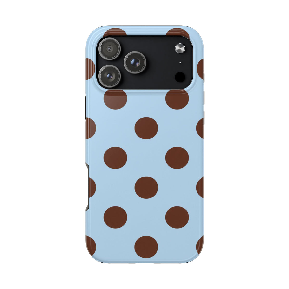 BLUEBERRY MOCHA POLKA DOTS PHONE CASE