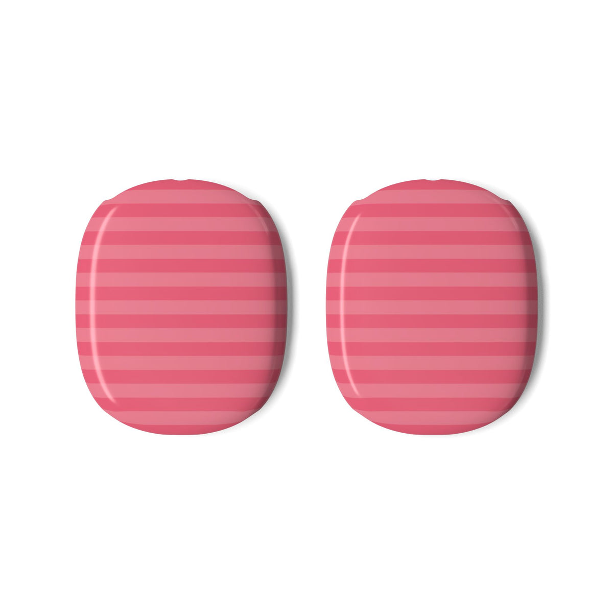 SALMON ROSE STRIPES AIRPODS MAX CASE COVERS