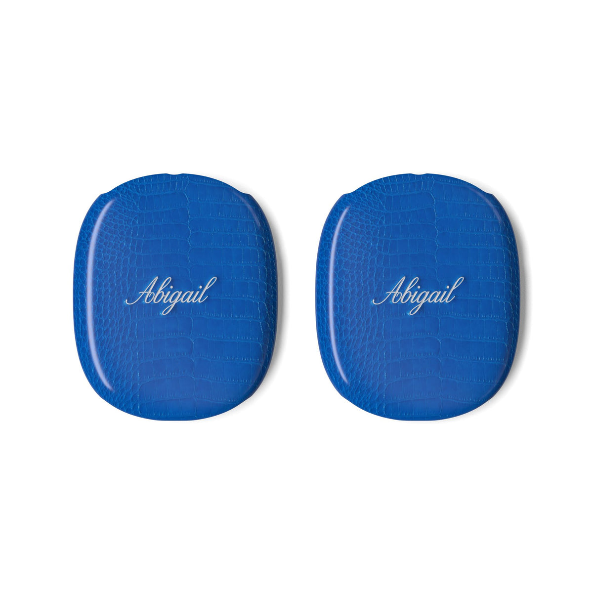 PERSONALIZED ROYAL BLUE CROC CUSTOM NAME AIRPODS MAX CASE COVERS