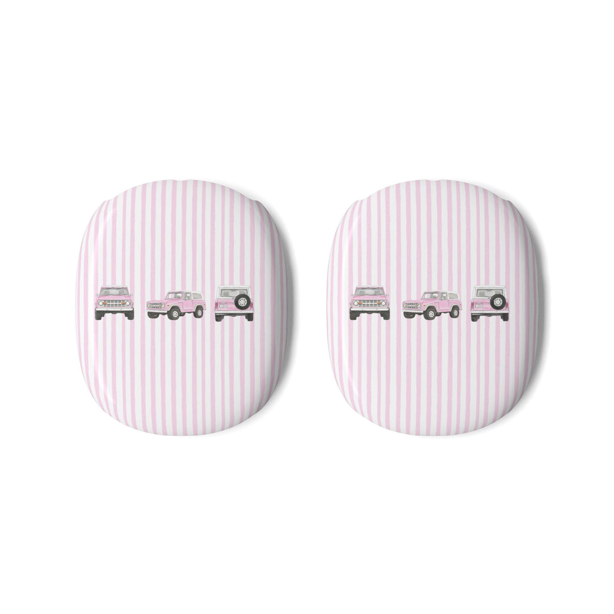 PINK STRIPES PINK VINTAGE BRONCO AIRPODS MAX CASE COVERS