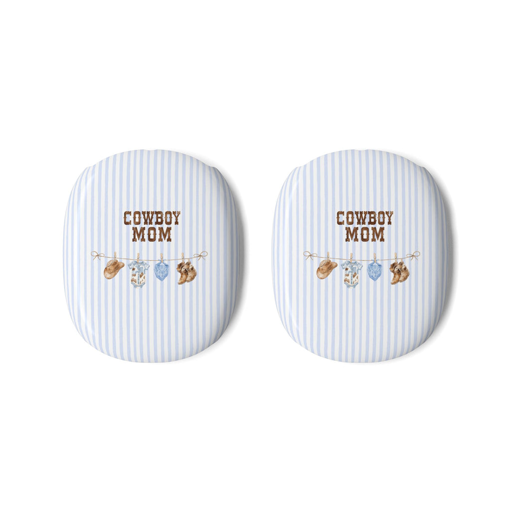 BLUE STRIPES COWBOY MOM COUNTRY AIRPODS MAX CASE COVERS