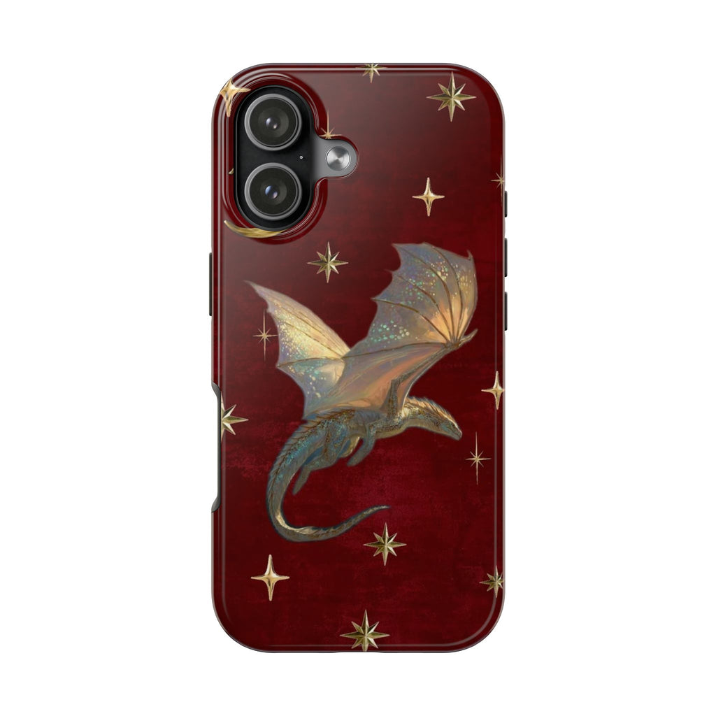 RED WHIMSY DRAGON PHONE CASE