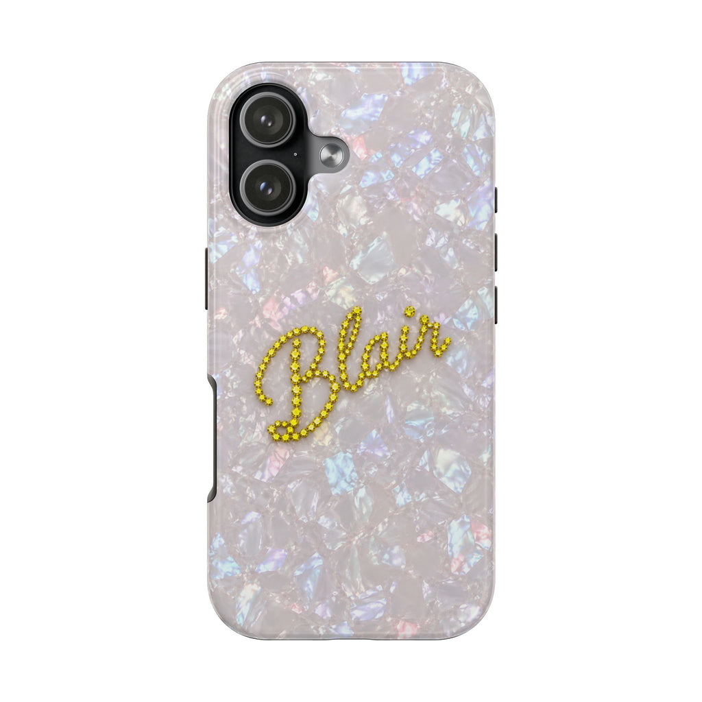 PERSONALIZED VELVET ICE RHINESTONE CUSTOM NAME PHONE CASE