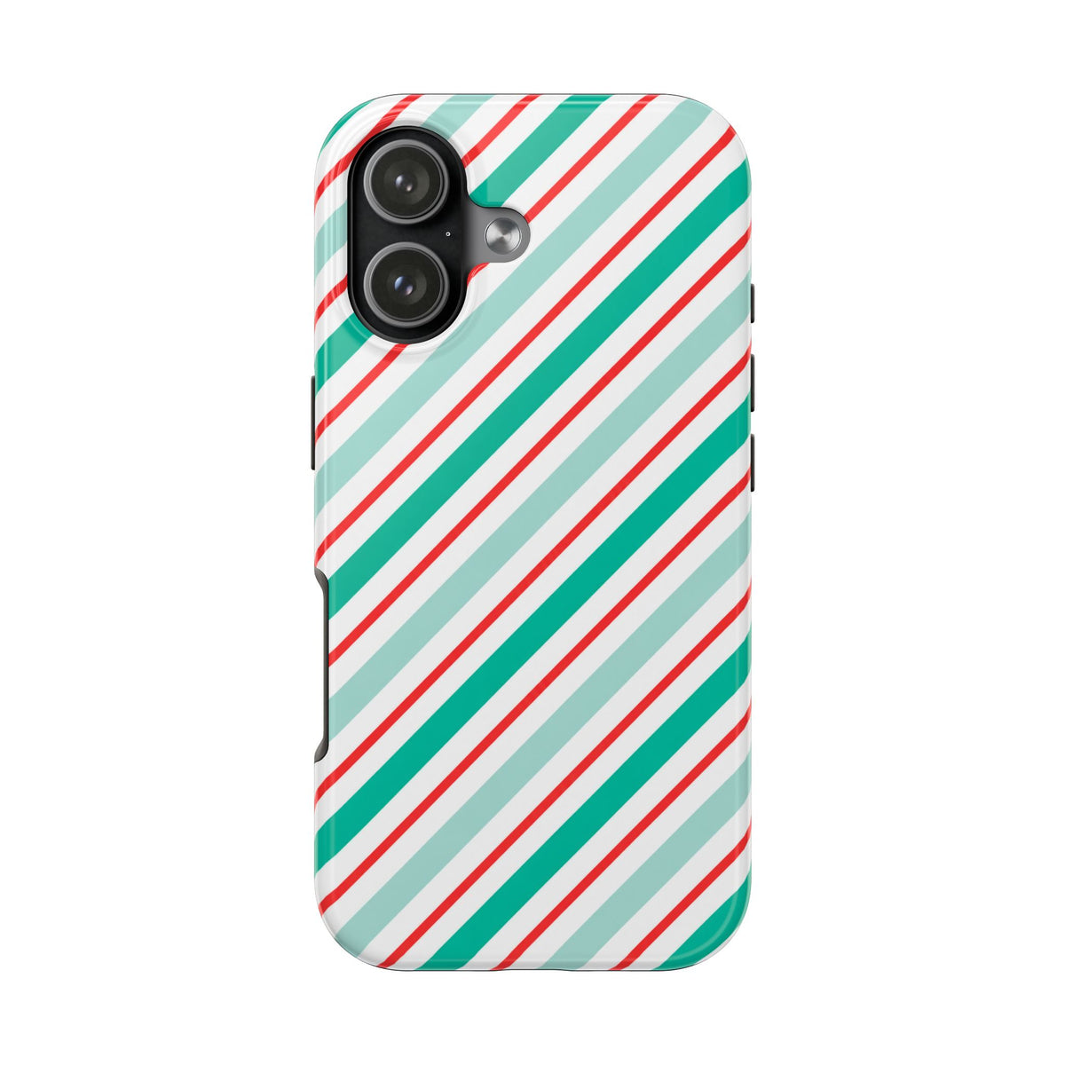 MINT CANDY CANE PHONE CASE