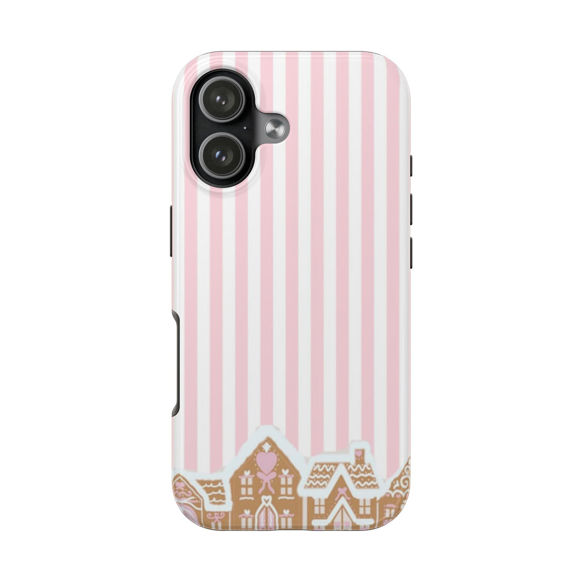 BALLERINA PINK STRIPES GINGERBREAD AVENUE PHONE CASE