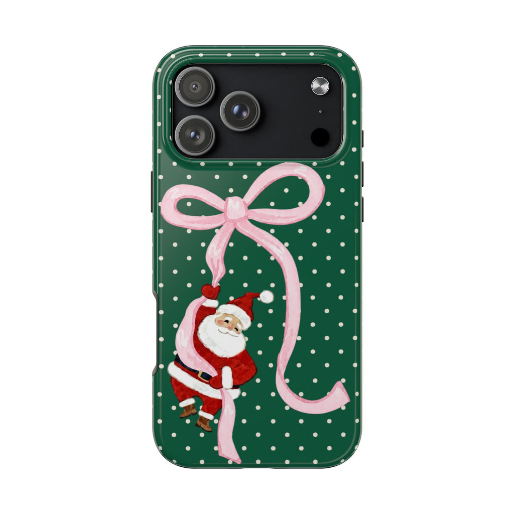 SANTA'S SWEETEST BOW PHONE CASE