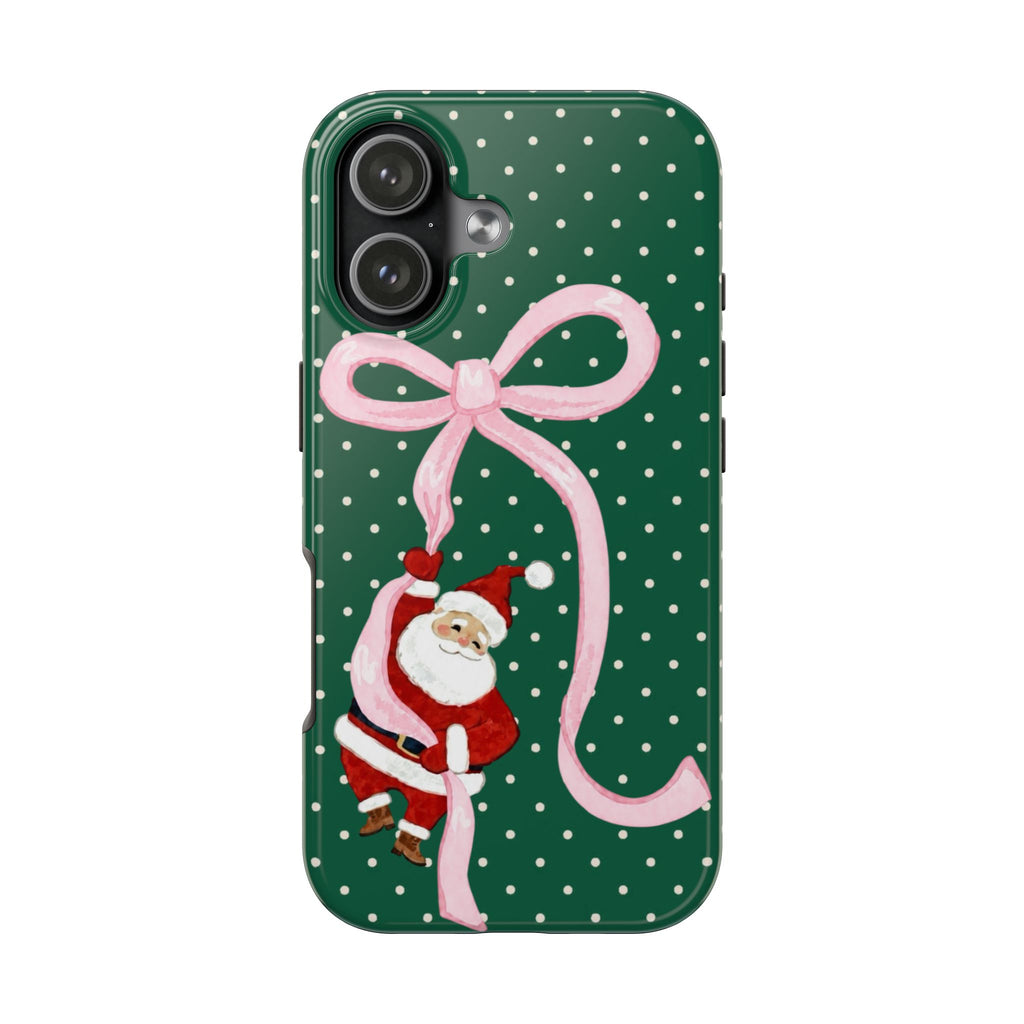 SANTA'S SWEETEST BOW PHONE CASE