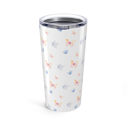 VINTAGE BUTTERFLIES TUMBLER