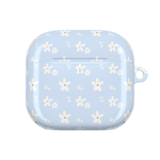 BABY BLUE FLORAL AIRPOD CASE