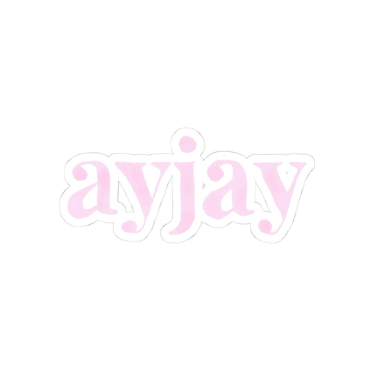 AYJAY LOGO STICKER