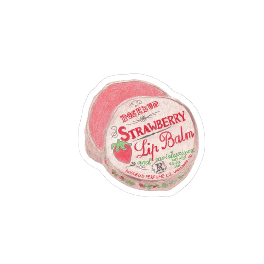 STRAWBERRY BALM STICKER