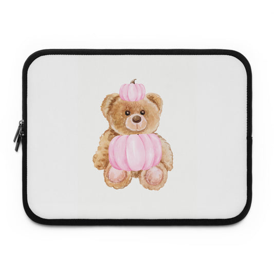 PUMPKIN TEDDY LAPTOP CASE