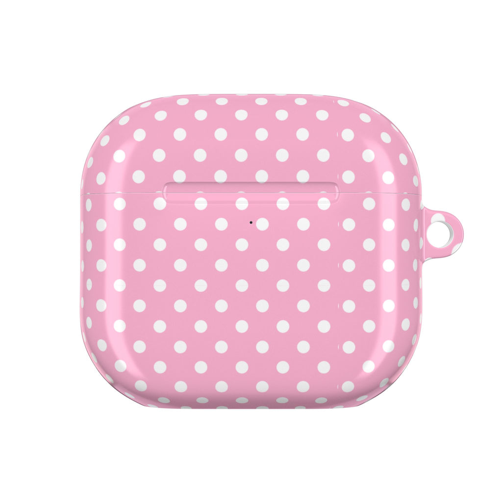 PINK POLKA DOT AIRPOD CASE