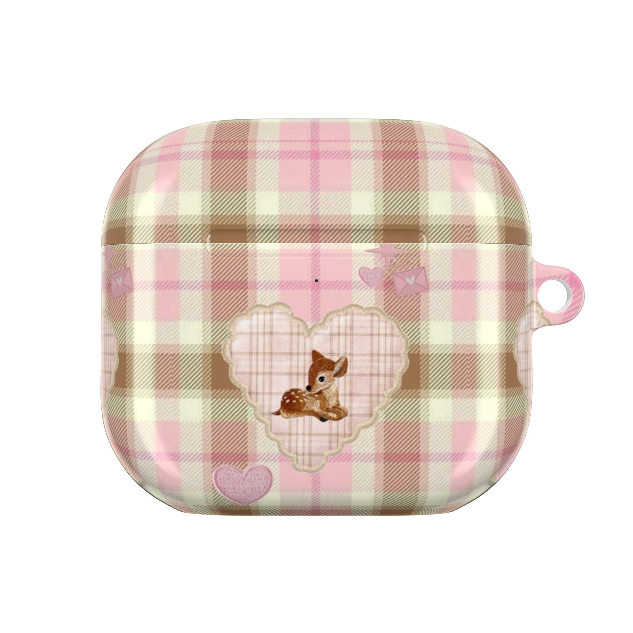 PLAID DEER AIRPOD CASE