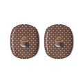 BROWN POLKA DOT TEDDY BEAR CUP AIRPODS MAX CASE COVERS