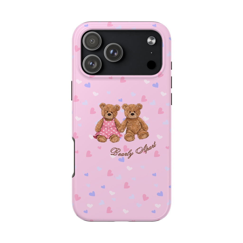 BEARLY APART TEDDY BEAR HEARTS PHONE CAE