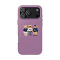 PURPLE RL TEDDY BEARS PHONE CASE