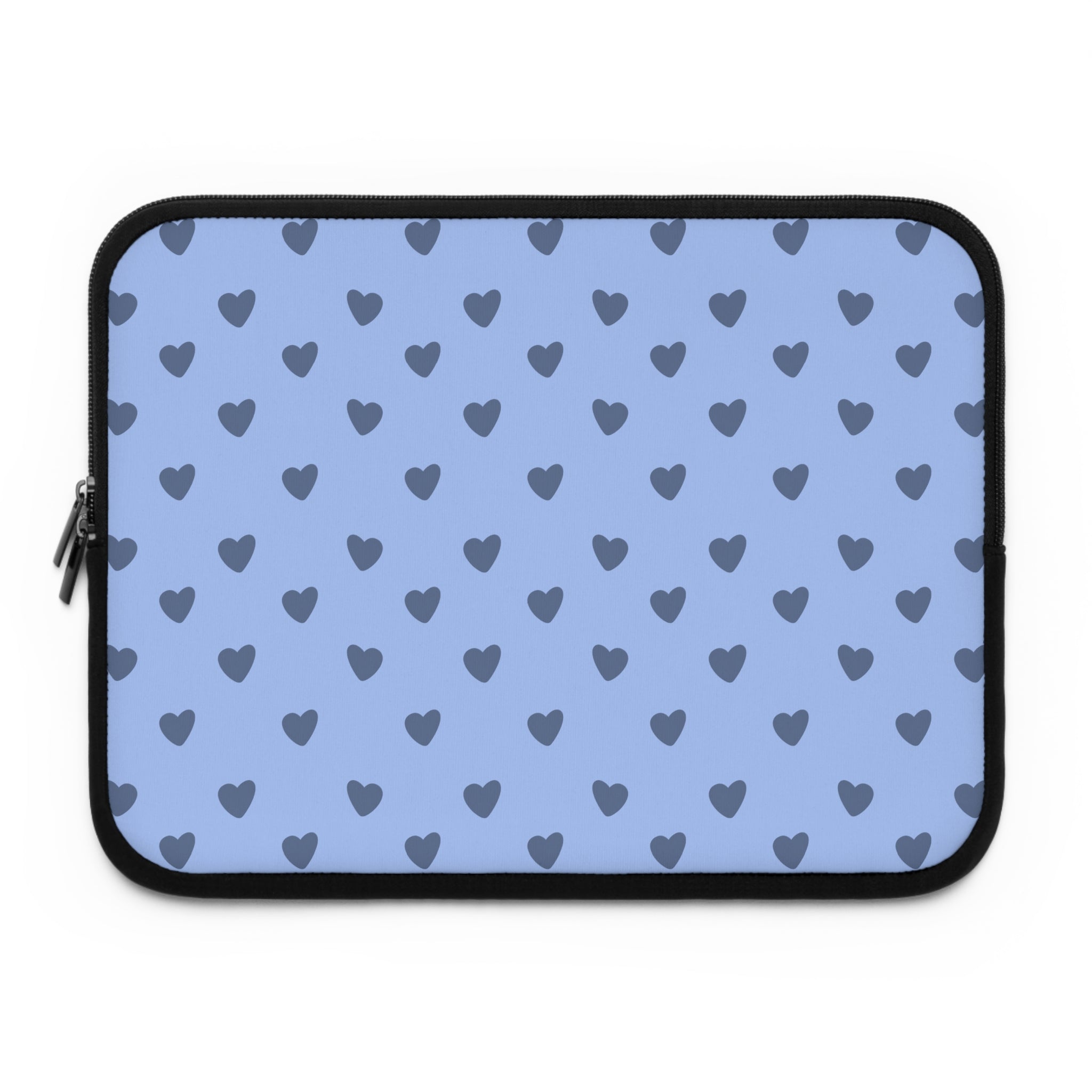 BLUE DOTTY ABOUT YOU HEART POLKA DOTS NEOPRENE KINDLE IPAD & LAPTOP SLEEVE