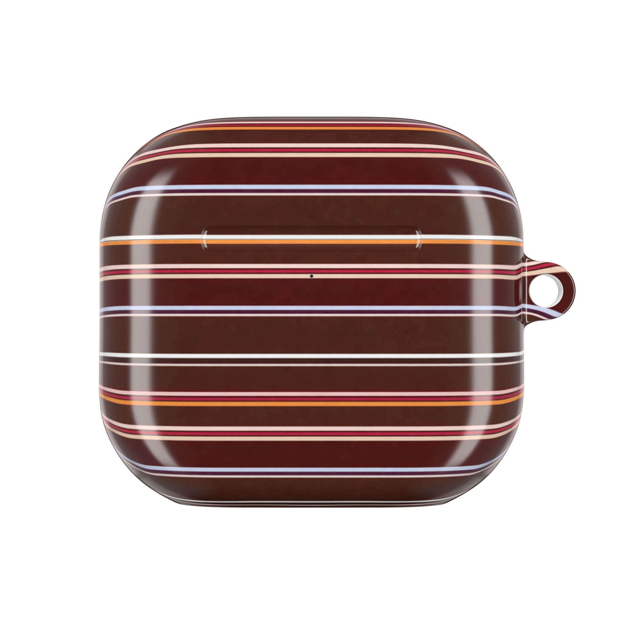 CHESTNUT STRIPES AIRPOD CASE