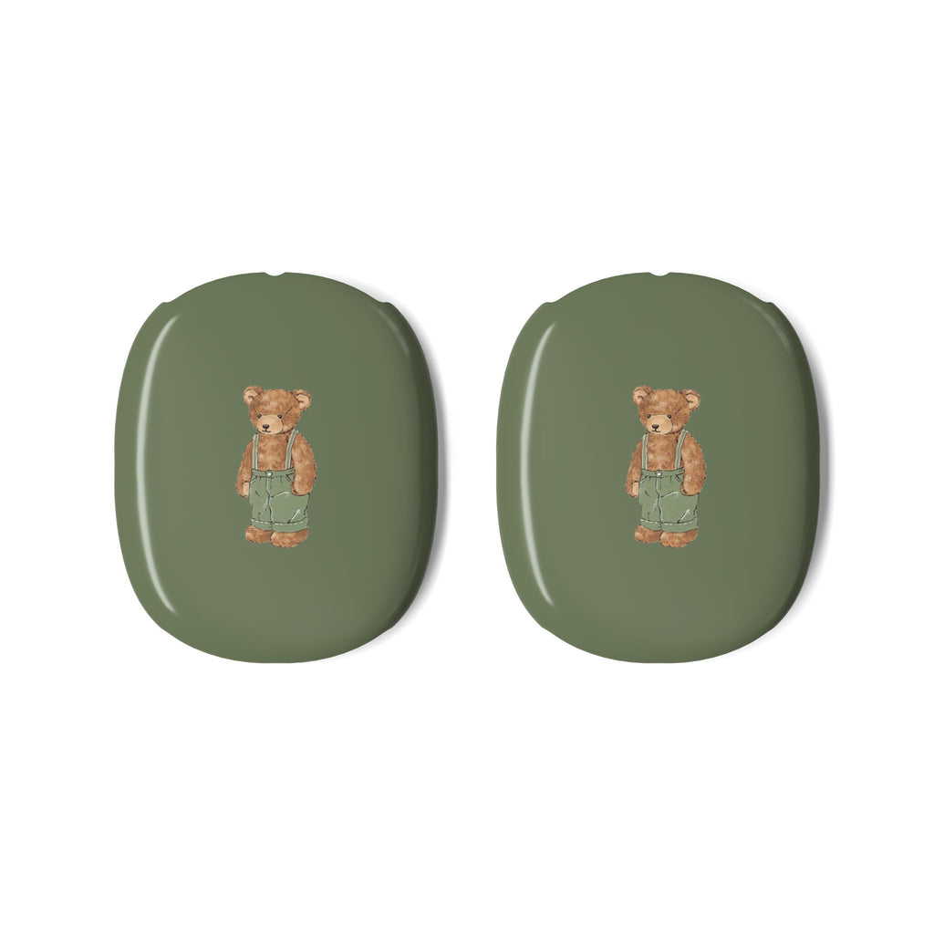 LIGHT GREEN TEDDY BEAR AIRPODS MAX CASE COVERS