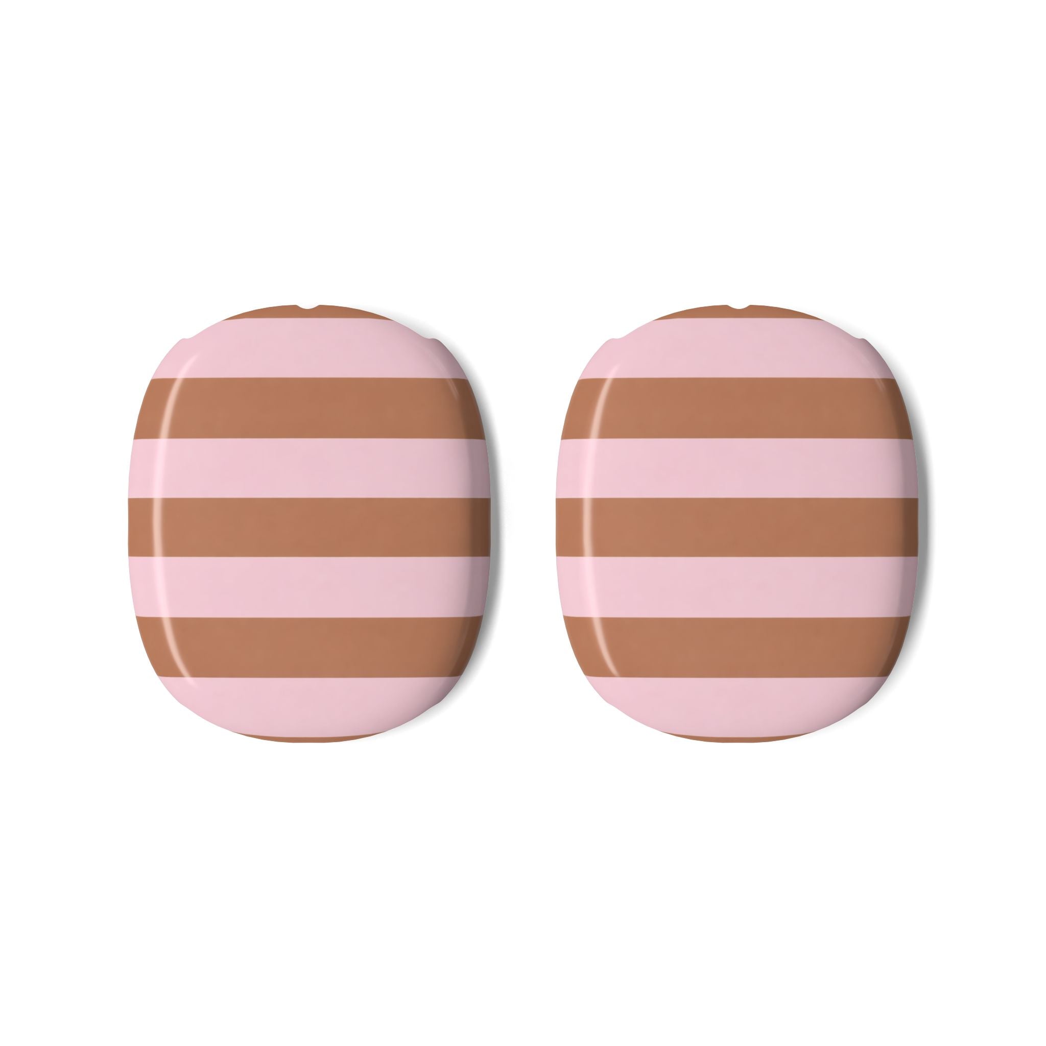 PINK TRUFFLE STRIPES AIRPODS MAX CASE COVERS