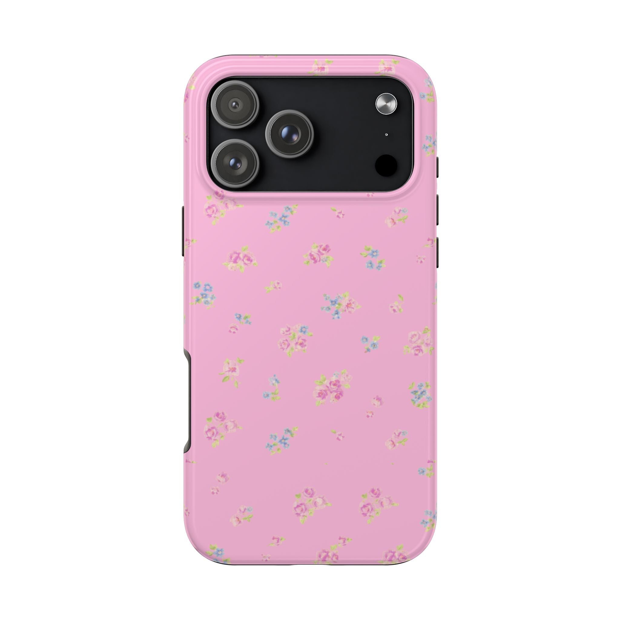 VINTAGE PINK FLORAL PHONE CASE