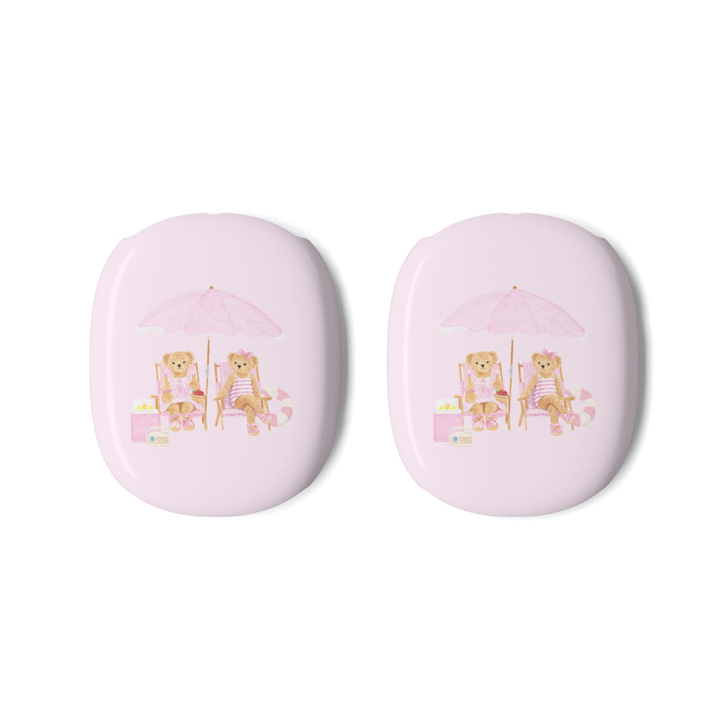 PINK RL BESTIE TEDDY BEARS AIRPODS MAX CASE COVERS