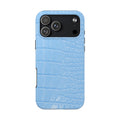BLUE CROC PRINTED PHONE CASE
