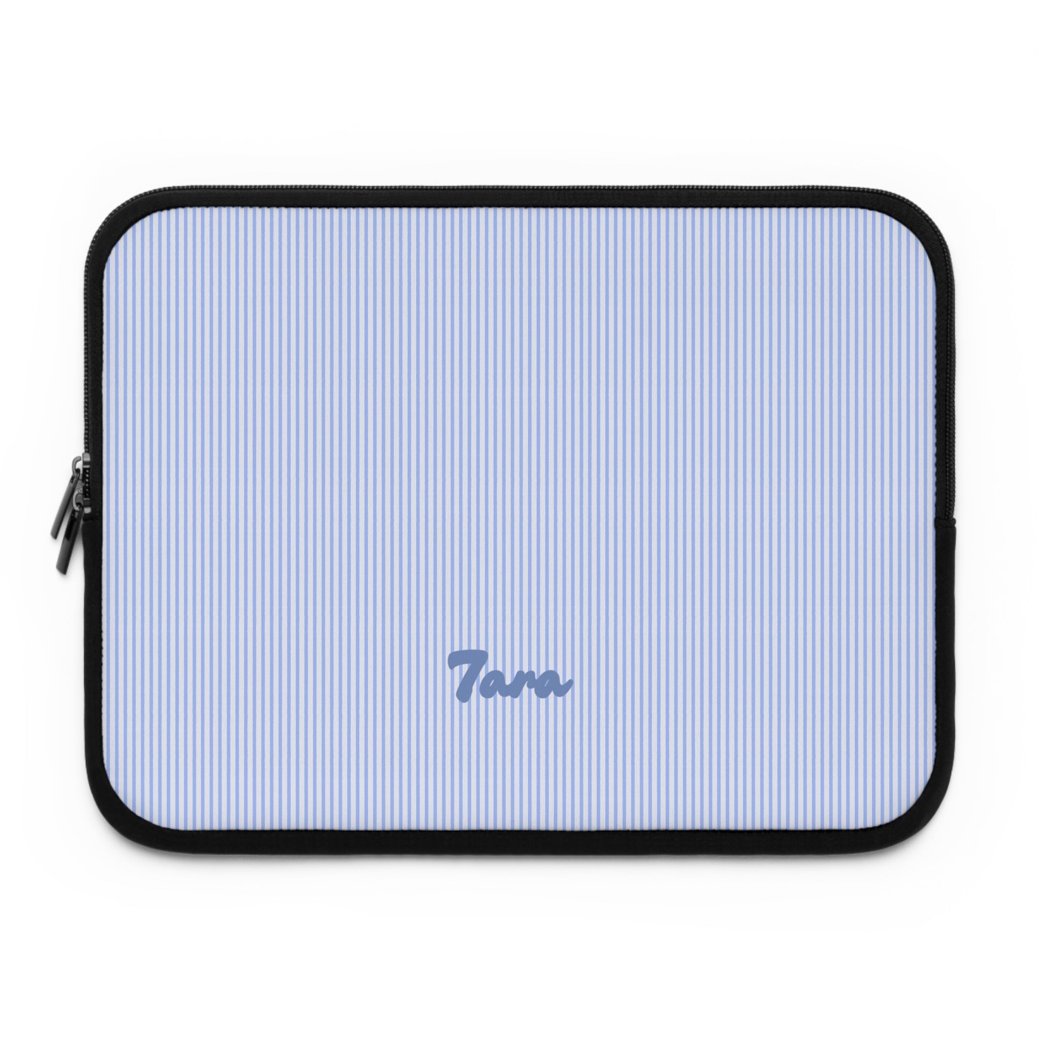 BLUE STRIPES CUSTOMIZED NAME NEOPRENE KINDLE IPAD & LAPTOP SLEEVE
