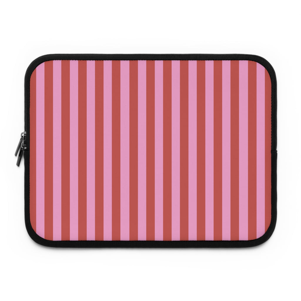 CANDY CANE STRIPES NEOPRENE KINDLE IPAD & LAPTOP SLEEVE