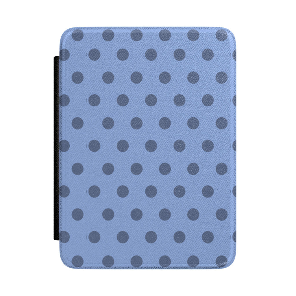 BLUE POLKA DOTS KINDLE CASE HARDCOVER