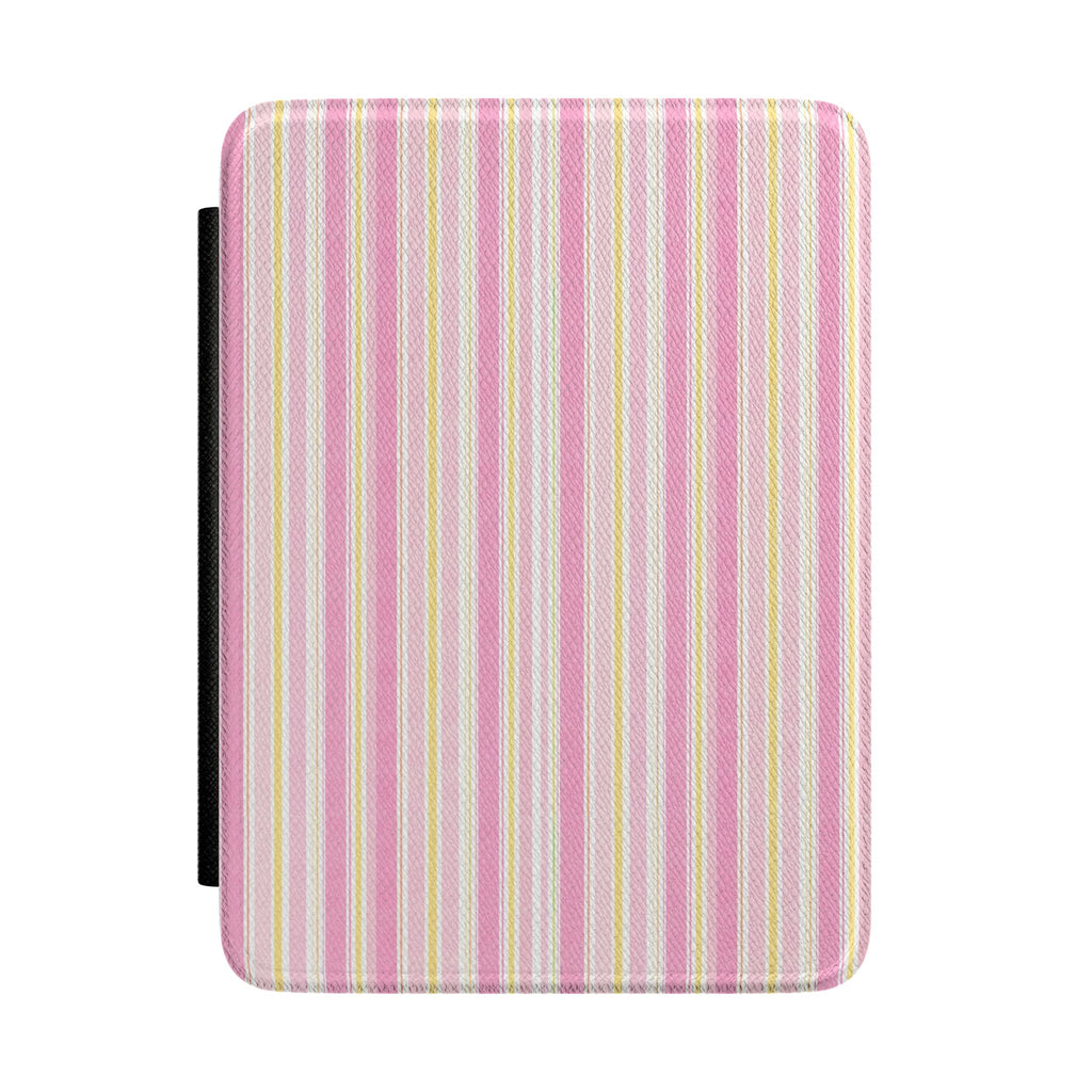 LEMON DROP STRIPES KINDLE CASE HARDCOVER