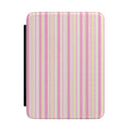 LEMON DROP STRIPES KINDLE CASE HARDCOVER