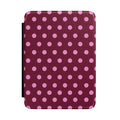 RASPBERRY POLKA DOTS KINDLE CASE HARDCOVER