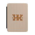 BROWN STRIPES TEDDY BEAR PETS KINDLE CASE HARDCOVER