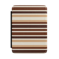MILANO TRUFFLE STRIPES KINDLE CASE HARDCOVER