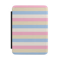 MARSHMALLOW STRIPES KINDLE CASE HARDCOVER