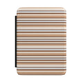 CAPPUCCINO BLUES STRIPES KINDLE CASE HARDCOVER
