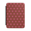 TERRACOTTA POLKA DOTS KINDLE CASE HARDCOVER