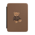 BROWN LV SWEATER TEDDY BEAR KINDLE CASE HARDCOVER