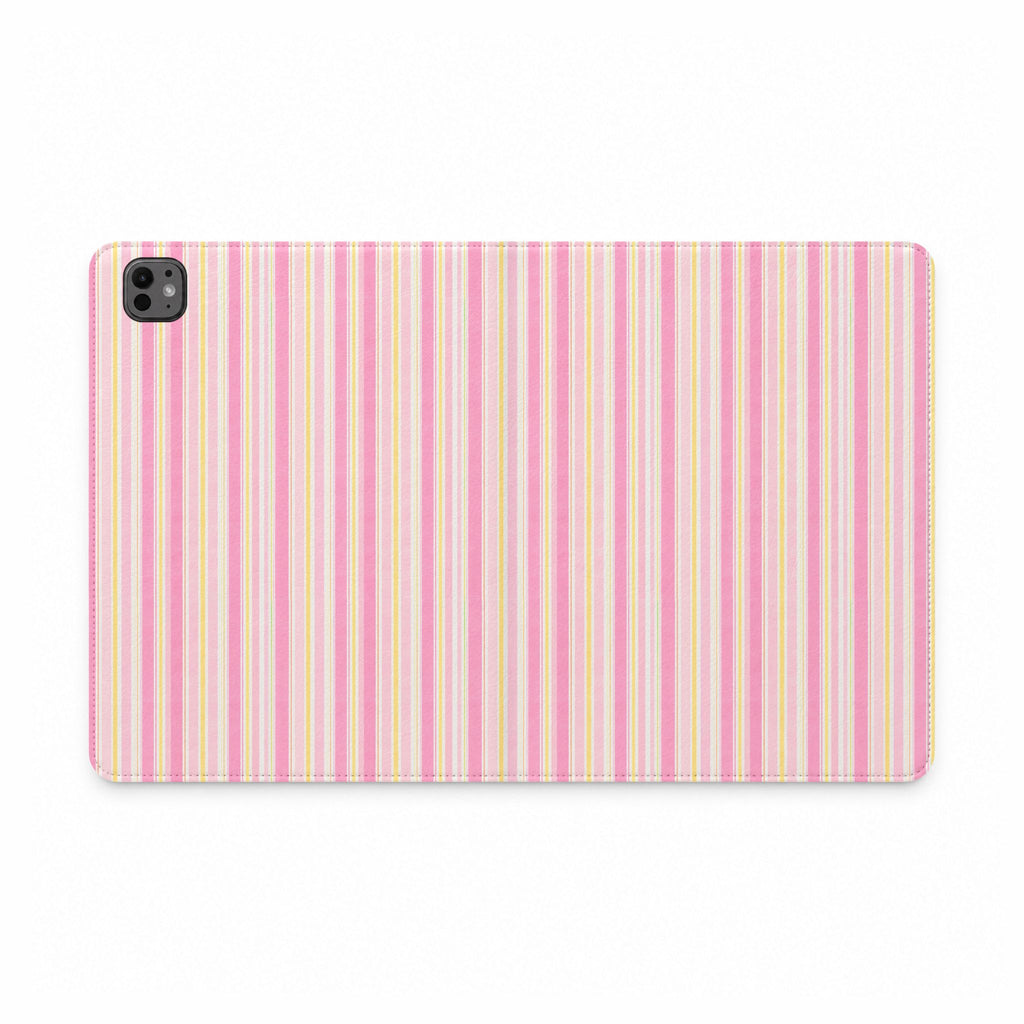 LEMON DROP STRIPES IPAD TABLET FOLIO CASE